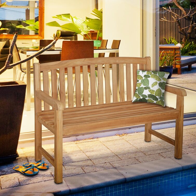 2 foot best sale outdoor bench